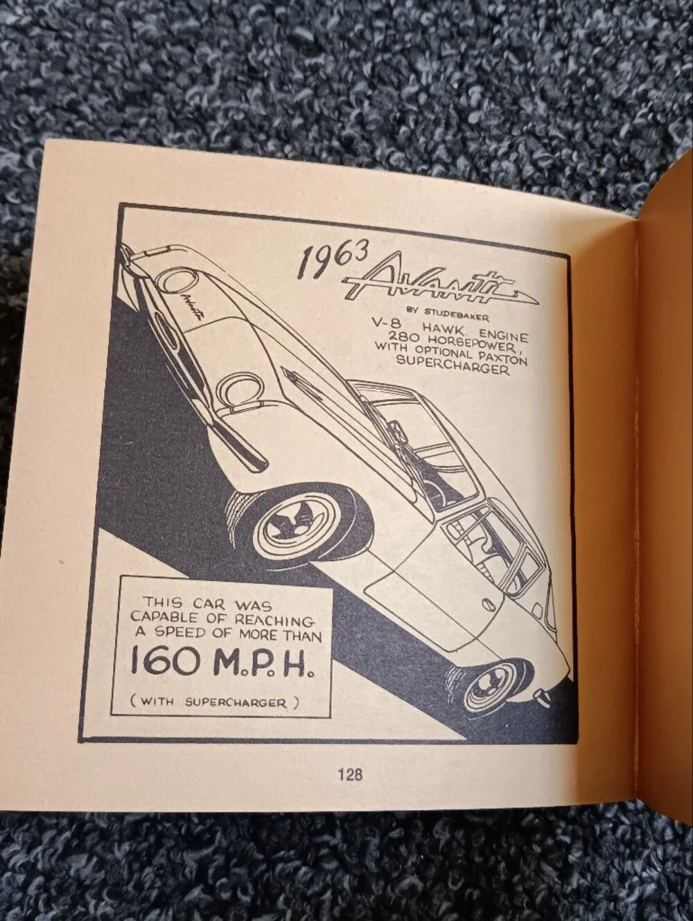 1975 Tad Burness Auto Album Vintage Auto Car Illustrated Paperback Book, USA